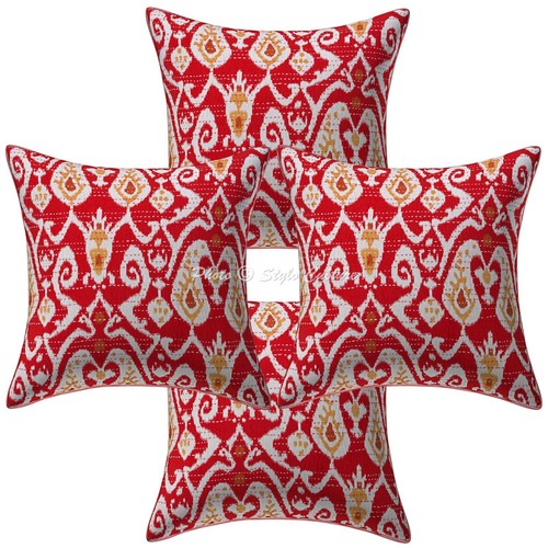 Kantha copricuscino etnico - kantha,