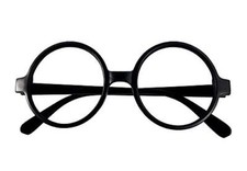 Occhiali Pagliaccio Rotondi Nerd Festa Senza Lenti Travestimento I.5250