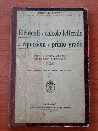Elementi calcolo letterale - elementi,