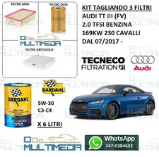 KIT TAGLIANDO 3 FILTRI OLIO