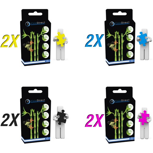 Pack huit cartouches - de,