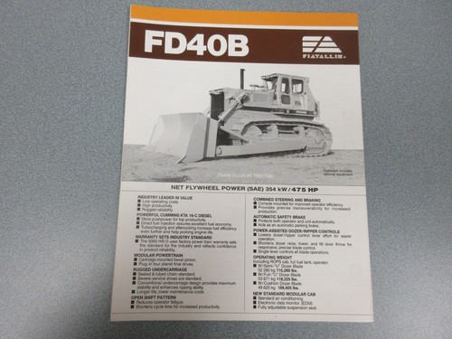 Fiat allis fd40b crawler dozer - fiat,
