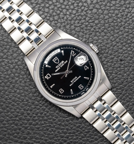 Tudor date day 76200 black - date-day,