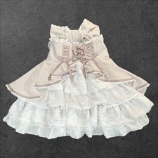 Gonna a strati con corsetto