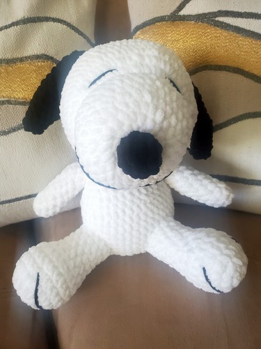 Peluche cane all - 'uncinetto,