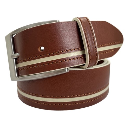 Cintura uomo pelle - uomo, cognac
