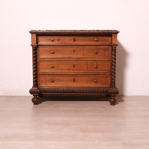 Cassettone noce inizio - cassettone,