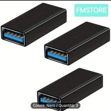 3PCS USB 3.0(F) TO USB 3.0(F)