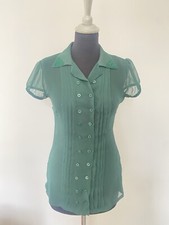DENNY ROSE Camicia Verde Vintage tg.S