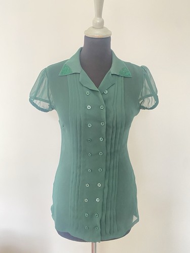 Denny rose camicia verde - denny,