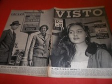 VISTO N.41-1954 MISS ITALIA 53 MARCELLA MARIANI SPIRITISMO UMBERTO II SARZANA