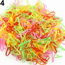 MINI COLORED ELASTICS x 100