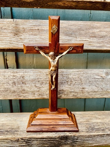 Antique vintage crucifix - crucifix, jesus