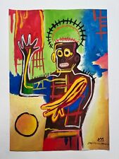 Dipinto su carta Jean Michel