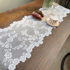 Floral Lace Runner Tablecloth