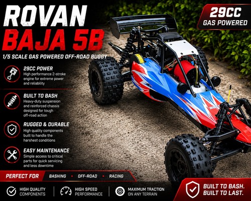 Rovan baja scala 5 rc - rovan,