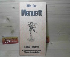 Menuetto - Farsa in tre atti. (= La scatola del souffleur). Dor, Milo: