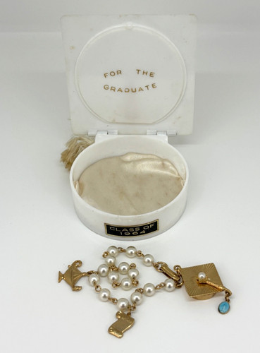 Bracciale charm perle - bracciale,