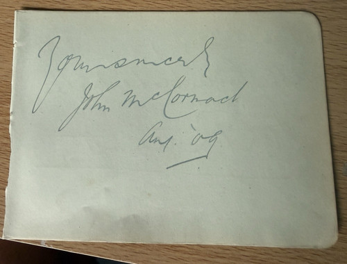 John mccormack irish opera - -,