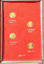 CITTÀ DEL VATICANO. Roma. 4 monete commemorative (1927-1987). Oro 8 K