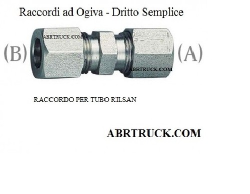 Raccordo dritto ogiva - raccordo,