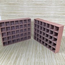 VINTAGE BACHECA ESPOSITORE PER SORPRESINE KINDER E PUFFI IN LEGNO #6