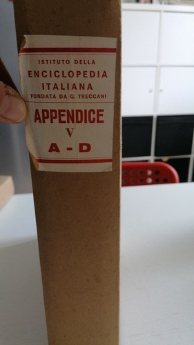 Treccani appendice volume - treccani, appendice-volume