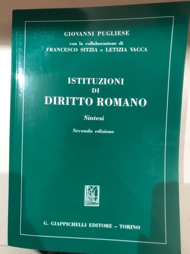 Istituzioni diritto romano - istituzioni, di