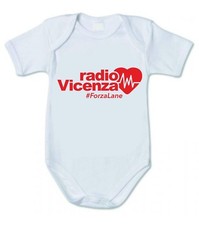 body bianco cotone scritta #