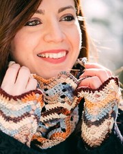 Scalda collo ad anello in cotone fatto a mano all'uncinetto