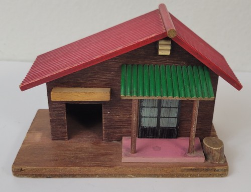 Panca casa legno - casa, vintage
