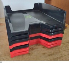 Fellowes Lotto 7 Vaschette Porta documenti Impilabili