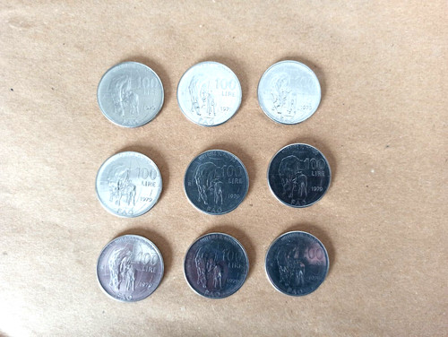 Lotto monete 100 - lotto, 9