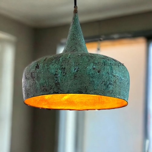 Lampada sospensione ossidata - a,