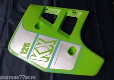 Fiancata UFO Kawasaki KX 125 cross fiancatina vintage '80 motocross side mask