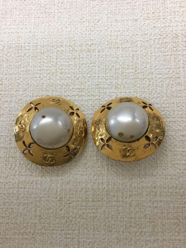 Orecchini chanel usati oro - orecchini,