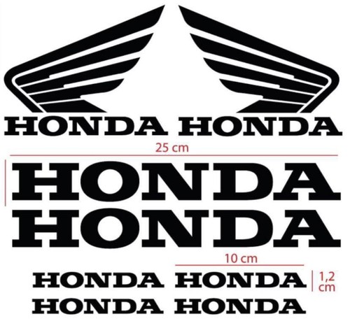Adesivi moto kit honda - -,