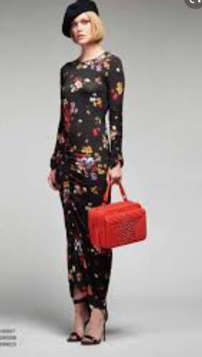 Denny rose borsa bauletto art - rose,