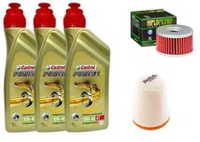 KIT/TAGLIANDO PER MOTO SUZUKI DR R DJEBEL /DAKAR DR S 600 CASTROL 10W40 FILTRI 