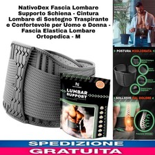 Fascia Lombare x Schiena, traspirante Busto Elastico X  Dolori Ernia Sciatica 
