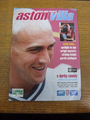 1997 aston villa v - 20/09/1997, derby