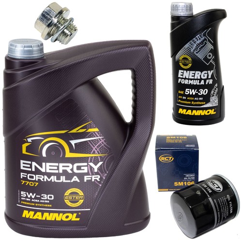 Olio motore set 5w30 - 6, litro