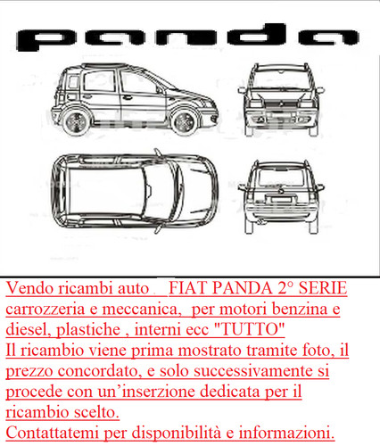 Ricambi fiat panda - fiat, 2