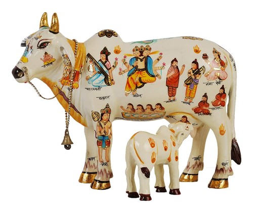 Ceramica kamdhenu mucca - kamdhenu,