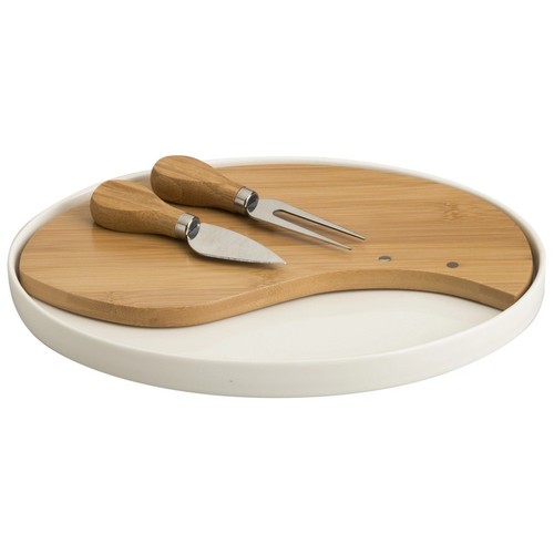 Set formaggi tagliere bamboo - set,