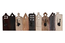 ATTACCAPANNI A MURO IN LEGNO