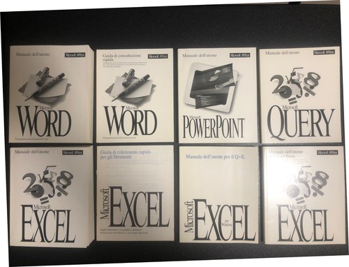 Manuali vintage microsoft - vintage,