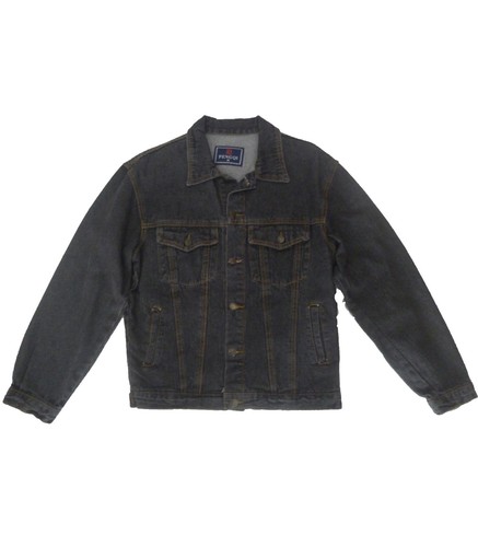 Giacca jeans uomo nero taglia - nero,