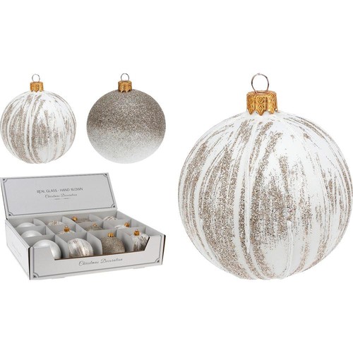 Palla natale vetro - di,