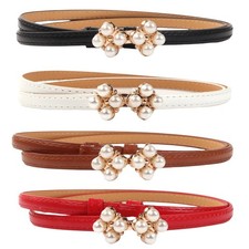 Damen dünn Blume Perlen